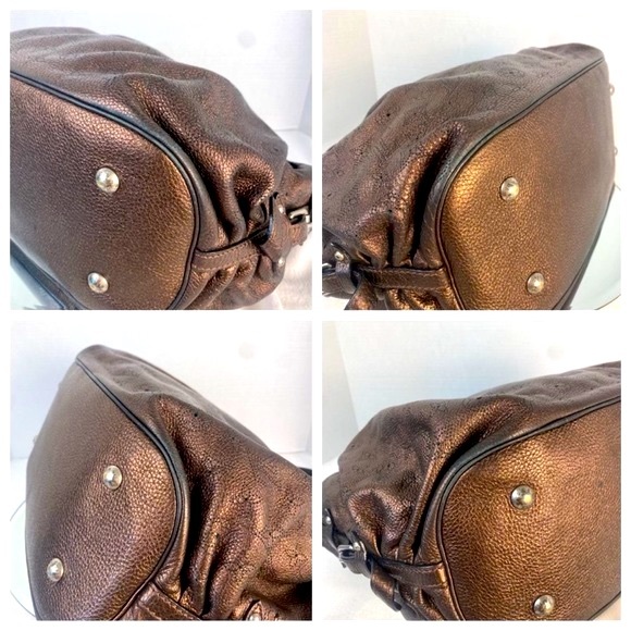 FLASH SALE🔥🔥EXCELLENT CONDITION💗 LOUIS VUITTON XL BRONZE MAHINA BAG💗💗💗 - Picture 6 of 12